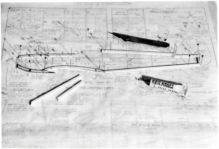  taken by Ernie show the construction of the Keil Kraft Spitfire